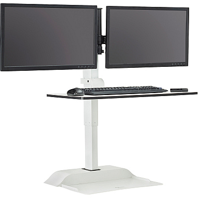 Safco Desktop Sit-Stand Desk Riser (SAF2193WH)