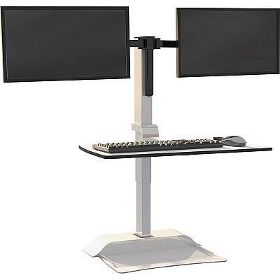 Safco Desktop Sit-Stand Desk Riser (SAF2193WH)
