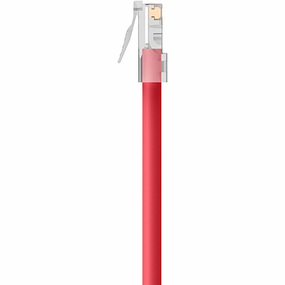 Belkin Cat5e Patch Cable Rj45m/rj (A3L79112RED)