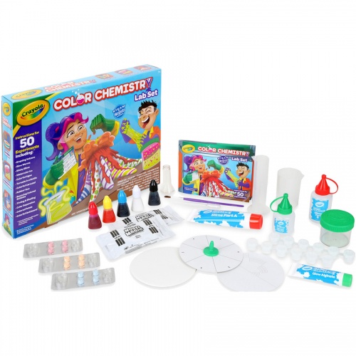Crayola Chemistry Lab Set Steam Toy 50 Colorful Experiments (747244)