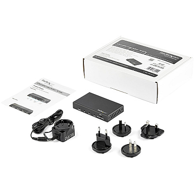 StarTech 2 Port Hdmi Splitter - 4k 60hz - 1x2 Way Hdmi 2.0 Splitter (ST122HD202)