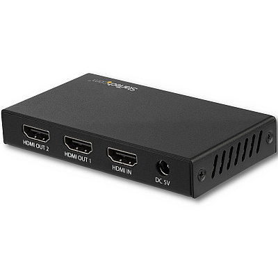 StarTech 2 Port Hdmi Splitter - 4k 60hz - 1x2 Way Hdmi 2.0 Splitter (ST122HD202)