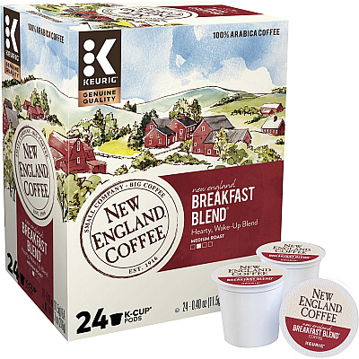 New England Coffee K-Cup Breakfast Blend Coffee (GMT0036)