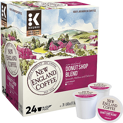 New England Coffee K-Cup Donut Shop Blend Coffee (GMT0038)