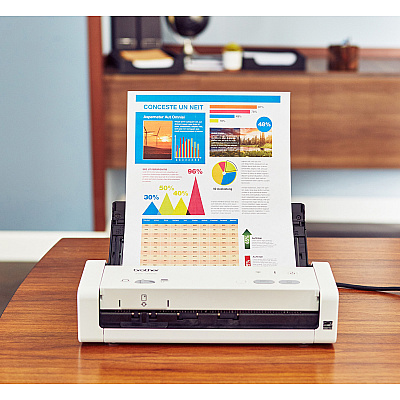 Brother ADS-1250W Wireless Compact Desktop Scanner