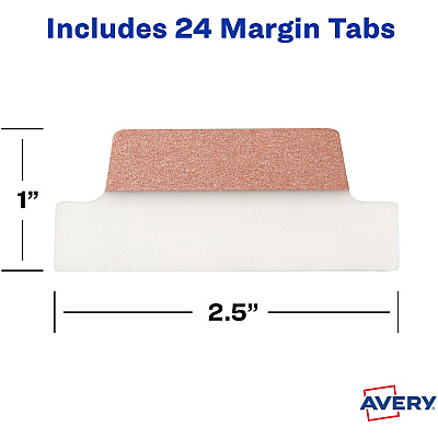 Avery UltraTabs Repositionable Margin Tabs (AVE74786)