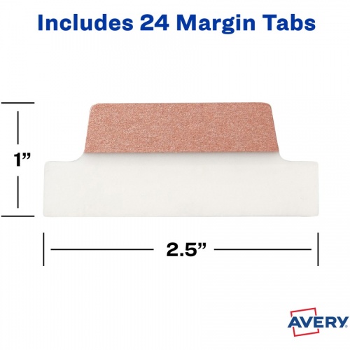 Avery UltraTabs Repositionable Margin Tabs (74786)