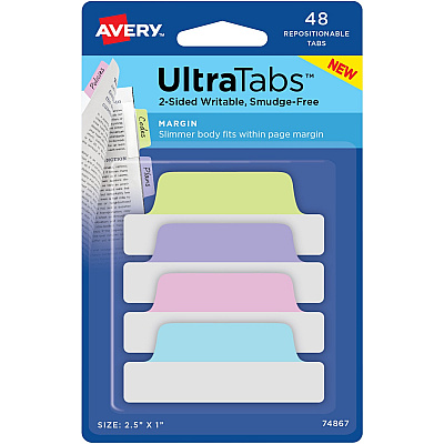 Avery UltraTabs Repositionable Margin Tabs (AVE74867)