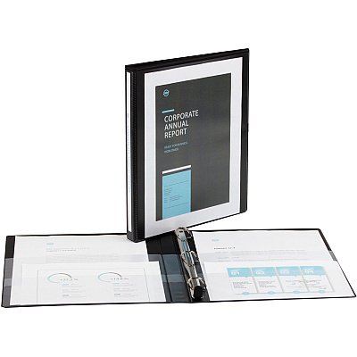 Avery Heavy-Duty View Binders, 0.5" Slant Rings (AVE79766)