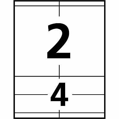 Avery Vertical Name Badges with Tickets Kit for Laser and Inkjet Printers, 4-1/4" x 6" (AVE8520)