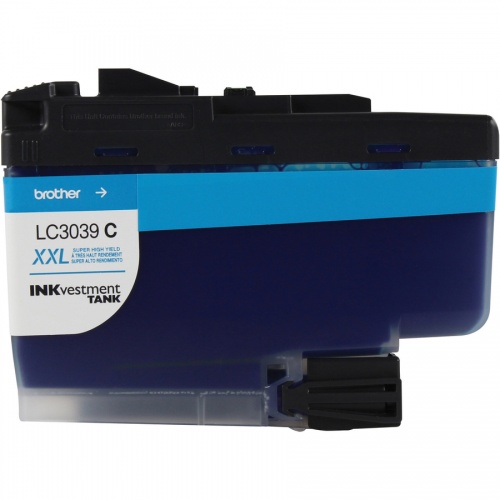 Brother Genuine LC3039C Ultra High-yield Cyan INKvestment Tank Ink Cartridge