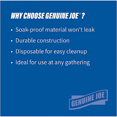 Genuine Joe 9" Printed Paper Plates (GJO10320)