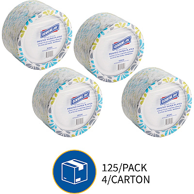 Genuine Joe 9" Printed Paper Plates (GJO10320)