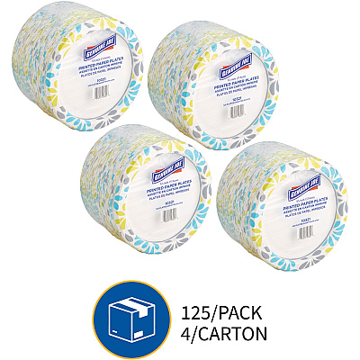 Genuine Joe 7" Printed Paper Plates (GJO10321)