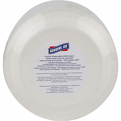 Genuine Joe 7" Printed Paper Plates (GJO10321)