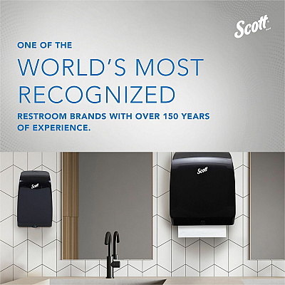 Scott Pro Paper Core High-Capacity Standard Roll Toilet Paper with Elevated Design (KCC47305)