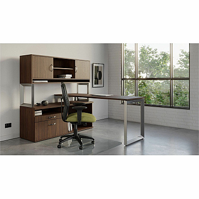 Lorell Relevance Series Storage Cabinet Credenza w/No Doors (LLR16232)
