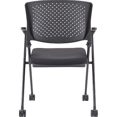 Lorell Upholstered Foldable Nesting Chairs with Arms (LLR41847)