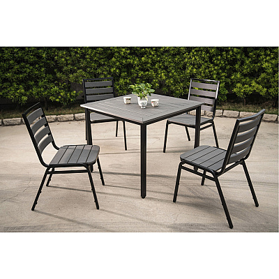 Lorell Faux Wood Outdoor Chairs (LLR42687)