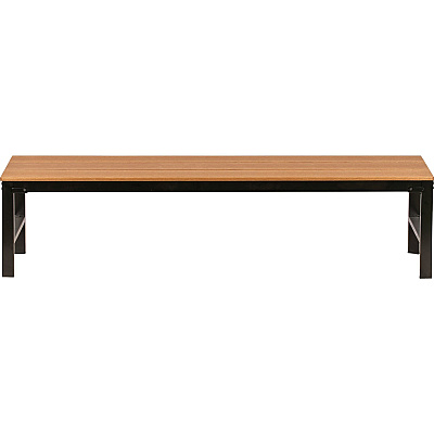 Lorell Faux Wood Outdoor Bench (LLR42688)