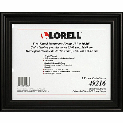Lorell 2-toned Certificate Frame (LLR49216)