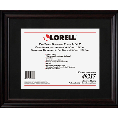 Lorell 2-toned Certificate Frame (LLR49217)
