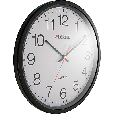 Lorell 12-1/2" Slimline Wall Clock (LLR61008)