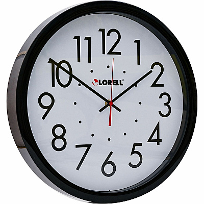 Lorell 14-1/2" Self-Set Wall Clock (LLR61009)