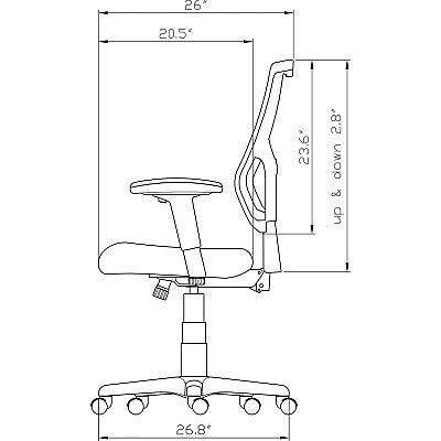 Lorell Conjure Executive Mesh High-back Chair (LLR62000)