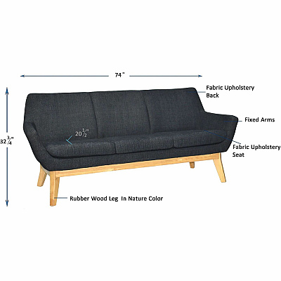 Lorell Quintessence Collection Sofa (LLR68960)