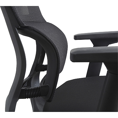 Lorell Mesh High-Back Chair w/Headrest (LLR81998)