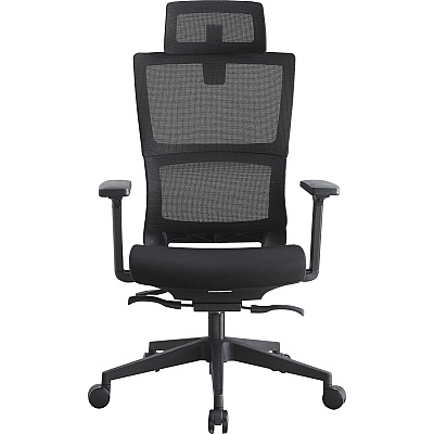 Lorell Mesh High-Back Chair w/Headrest (LLR81998)