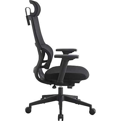 Lorell Mesh High-Back Chair w/Headrest (LLR81998)