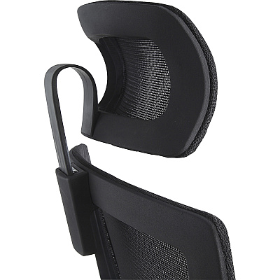 Lorell Mesh High-Back Chair w/Headrest (LLR81998)