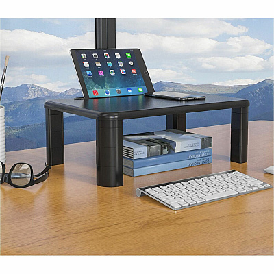 Lorell Height-Adjustable Monitor Riser (LLR99991)