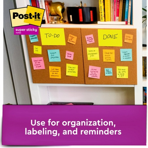 Post-it Super Sticky Notes - Energy Boost Color Collection (46339SSAU)