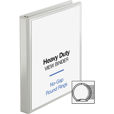 Business Source Heavy-duty View Binder (BSN19601)