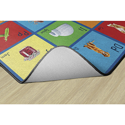 Flagship Carpets See My Alphabet Classroom Rug (FA101932FS)