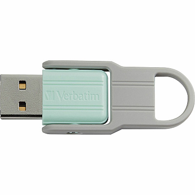 Verbatim 32GB Store 'n' Flip USB Flash Drive - 2pk - Blue, Mint (70061)