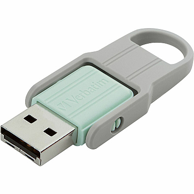 Verbatim 32GB Store 'n' Flip USB Flash Drive - 2pk - Blue, Mint (70061)
