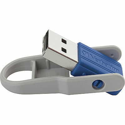 Verbatim 32GB Store 'n' Flip USB Flash Drive - 2pk - Blue, Mint (70061)