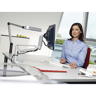 Novus LiftTEC 930+2089+000 Mounting Arm for Monitor - Silver, Black (9302089000)