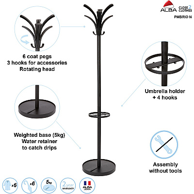 Alba Coat Stand (ABAPMBRION)