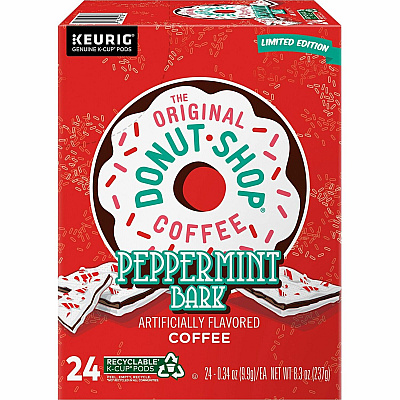 The Original Donut Shop K-Cup Peppermint Bark Coffee (GMT7428)