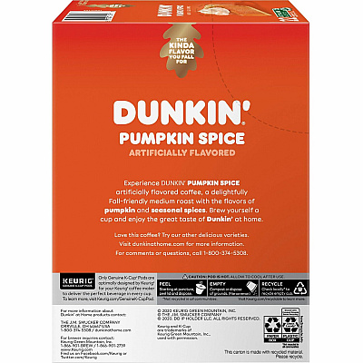 Dunkin Donuts Dunkin Donuts K-Cup Pumpkin Spice Coffee (GMT7596)