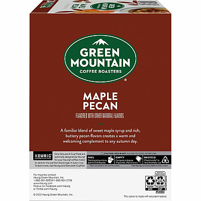 Green Mountain Coffee Roasters K-Cup Maple Pecan Coffee (GMT7674)