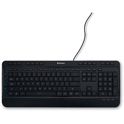 Verbatim Illuminated Wired Keyboard (99789)
