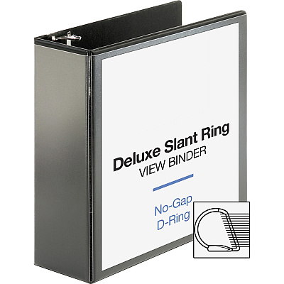 Business Source Deluxe Slant Ring View Binder (BSN62472)