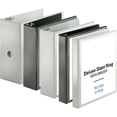 Business Source Deluxe Slant Ring View Binder (BSN62472)