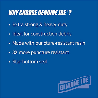 Genuine Joe Heavy-Duty Trash Can Liners (GJO01535PL)